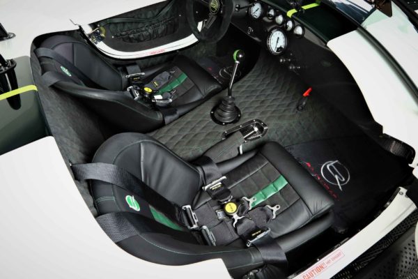 Double Diamond Stitched-Alcantara with Center