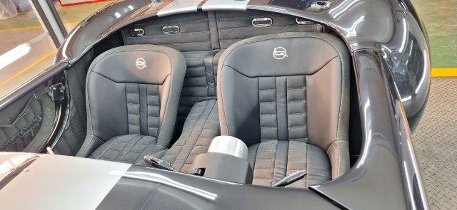 Ribbed Interior with Alcantara Inserts