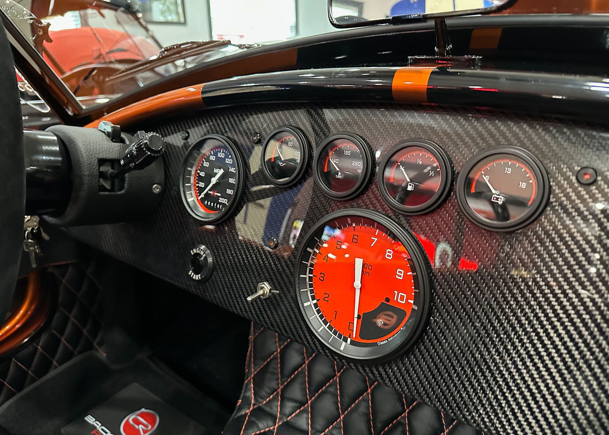 Carbon Fiber Dash Auto X Gauges