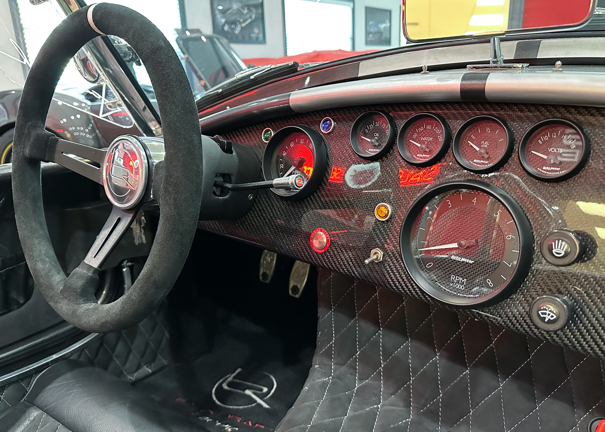 Carbon Fiber Dash and GT Gauges